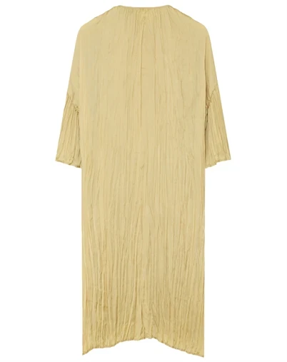 Day Birger et Mikkelsen - Aruna Crinkled Surface Kjole - Straw